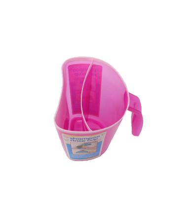 Kids Shampoo Rinse Cup | Tear-Free Baby Bath Pail | Pink Baby Rinser - 3 Color Options - Buy Online on GoSupps.com