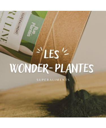 Organic Spirulina 100 g Superfood Rich in Vegetable Protein Source of Potassium Iron Fiber - Buy Online on GoSupps.com