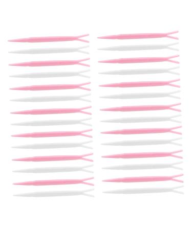 Beatifufu 100pcs Double Eyelid Y-shaped Fork Makeup Applicator Iaff Sticker Double-fold Cosmetics