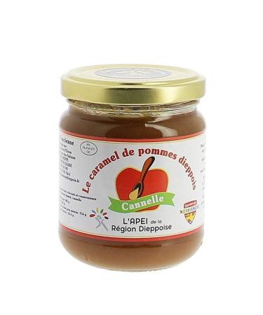 Caramel de pommes dieppois à la Cannelle Les ateliers d'Etran - Bocal de 230g - Produits-Normandie