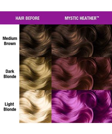 Manic Panic Mystic Heather Classic Creme - Vegan Cruelty-Free Purple Semi-Permanent Hair Dye (3 x 118ml) - Buy Online on GoSupps.com