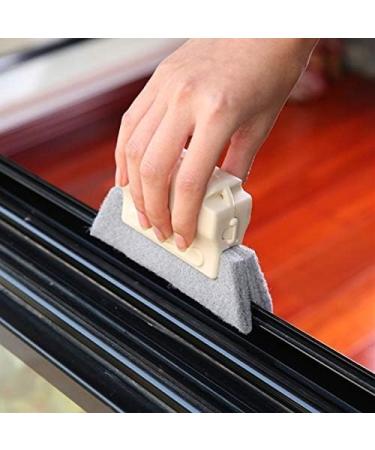 2 PCS Multipurpose Window Slot Cleaning Brush Home Cleaner Household Cleaning Tool(White) (Color : Grey) - Buy Online on GoSupps.com