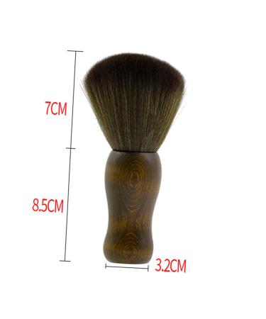 Frcolor Vintage Hair Removal Brush - Wooden Shaving Brush for Salon & Home Use | 15.5x3.2cm - Buy Online on GoSupps.com