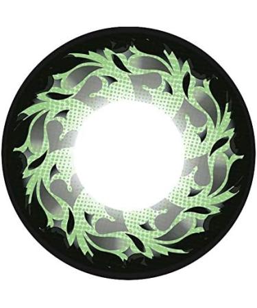 Buy Matlens Green Colored Contact Lenses | Trendy Jasmine PJ-253 | Free Case & 50ml Care Solution - Buy Online on GoSupps.com