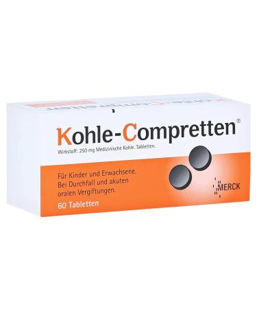 Coal comprettes tablets 60 pieces