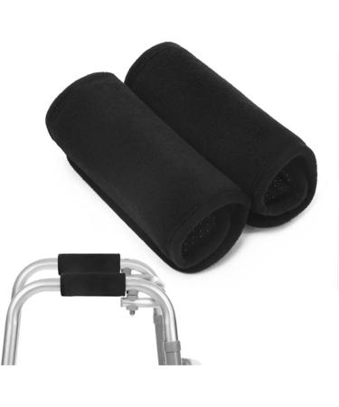 ecaqlin 2Pcs Wheelchair Armrest Pads Velvet Wheelchair Armrest Covers Non Slip Arm Rest Cover Cushion Pad for Wheelchairs - Buy Online on GoSupps.com