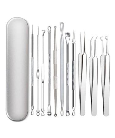 Acne Blackhead Removal Needle Blackhead Pore Tool Facial Skin Care Tool Tweezers Beauty Kit (Color : A Size : One Size) Little Surprise