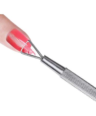 Gel Nail Polish Remover Toolnail Cuticle Pusher Double Head 12.5CM Manicure Tools for Fingernails Toenails - Buy Online on GoSupps.com