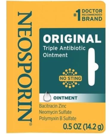 Neosporin Antibiotic Original Ointment 0.50 oz - Pack of 3 | Fast Healing Formula - Buy Online on GoSupps.com