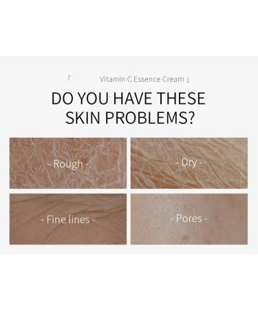 2 Pcs Vc Moisturizing Face Cream for Women Vitamin C and Hyaluronic Acid Cream Reduce Dark Spots on Face Antioxidant and Gentle Moisturizing Improve Your Dryness - Buy Online on GoSupps.com