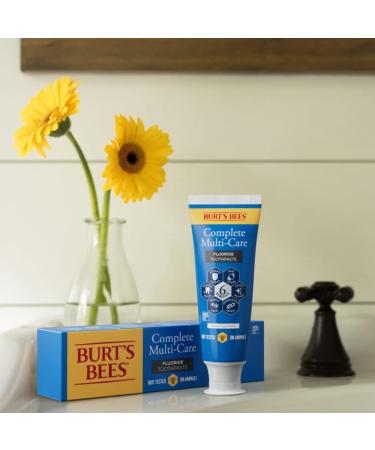 Burt's Bees Complete Multi Care Toothpaste 4.7 oz - Pack of 3 | Natural Oral Care - Buy Online on GoSupps.com