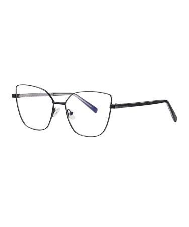 BEDO Black Frame Blue Light Filter Glasses for Women,Butterfly Shape,Anti Glare,Reduce Headaches Black 2