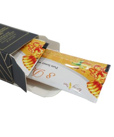 Khan El Assal Organic Honey for Men - 3 Days Supply | Natural Jelly Bee Pollen & Mixed Herbals | Pack of 6 Sachets - Buy Online on GoSupps.com