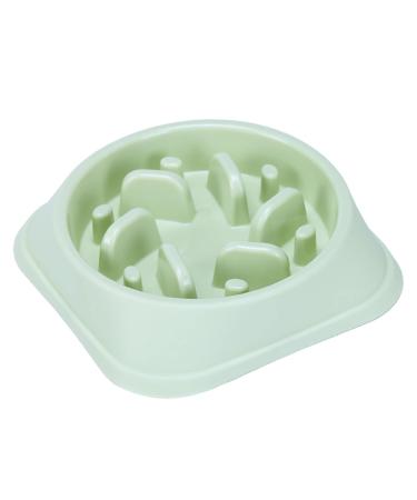 LOS ANDES Slow Feeder Dog Bowl Anti Gulp Dog Food Bowl Healthy Slow Eating Dog Bowl to Reduce Choking and Overeating Stop Feeding Bowl for Small Medium Size Dogs D-Green