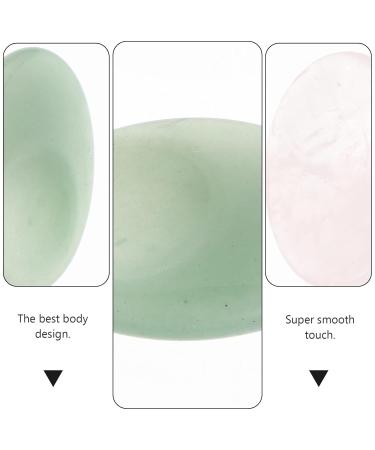 FRCOLOR Facial Scraping Board Set - 4 Pcs Gemstone Beauty Massagers & Acupoint Tools for Glowing Skin | Face Gua Sha & Tiger Rock Plates | International Shipping - Buy Online on GoSupps.com