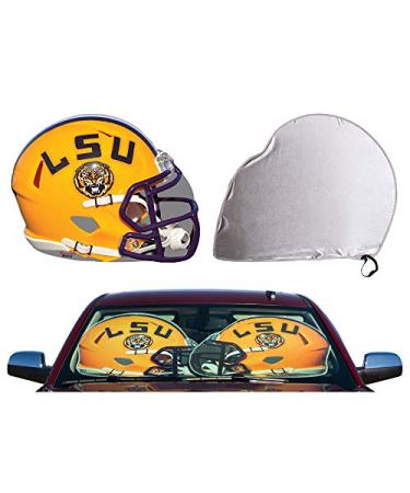 Smash'em Sports Helmet LSU Tigers Auto Sunshade
