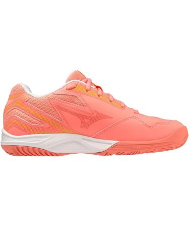 Mizuno Women's Break Shot 4 AC Tennis Shoes - Candy Coral & White Fusion - EU 40 - Buy Online for International Shipping - Buy Online on GoSupps.com