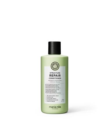 Maria Nila Structure Repair  For Damaged & Chemically Treated Hair  Algae Extract Rebuilds & Moisturizes  100% Vegan & Sulfate/Paraben free Conditioner  10.1 Fl Oz