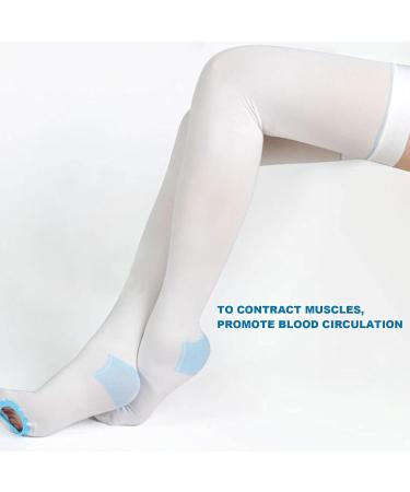 Compression Stockings for Women - Thigh High Varicose Vein Relief XL White - Prevent Leg Fatigue & Swelling - Buy Online on GoSupps.com
