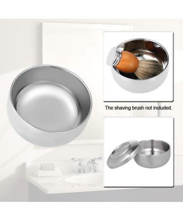 EXCEART Stainless Steel Shaving Set - Rustproof Razor & Bowl for Ultimate Grooming Experience - Buy Online on GoSupps.com