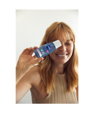 NIVEA Fine Eye Make-up Remover 125ml | Gentle & Effective Makeup Removal | International Shipping Available - Buy Online on GoSupps.com