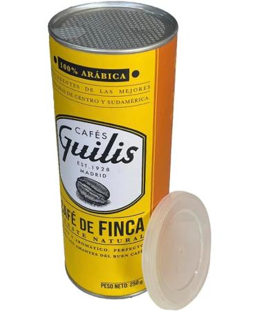Guilis Cafes CAFES GUILIS DESDE 1928 AMANTES DEL CAFE Naturally roasted coffee beans of various origins Pack of 4 cans of 250 g - Buy Online on GoSupps.com