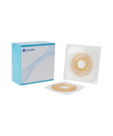 ConvaTec 411805 SUR-FIT Natura Moldable Technology Stomahesive Skin Barrier with Mold-to-Fit Opening and Hydrocolloid Tape Collar White 2-1/4" Flange 1-1/4" - 1-3/4" Stoma Opening Pack of 10