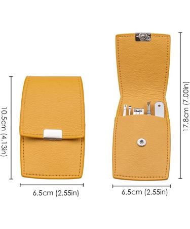 Nail Clippers Set Durable Portable Nail Clippers Beauty Manicure Built-in Nail File Personal Care Set Mini 6 Piece Set Yellow - Buy Online on GoSupps.com