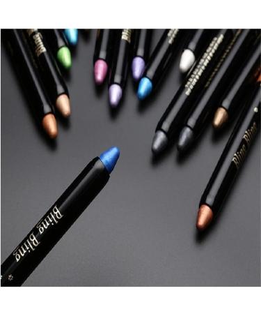  LILOVE 15 couleurs Waterproof Glitter Liquid Eyeliner Highlighter Eyeshadow Pencil Waterproof Long Lasting Glitter Matte Eye Shadow Stick Makeup Pigment Pen Cosmetics (15 PCS) - Buy Online on GoSupps.com