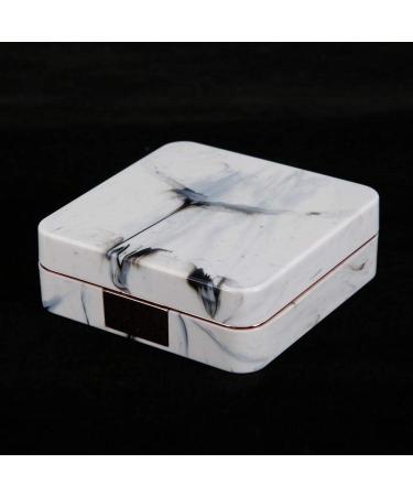 Shop Rose Gold Marble Contact Lens Container | Premium Glasses Care Box for Home & Travel - Buy Online on GoSupps.com