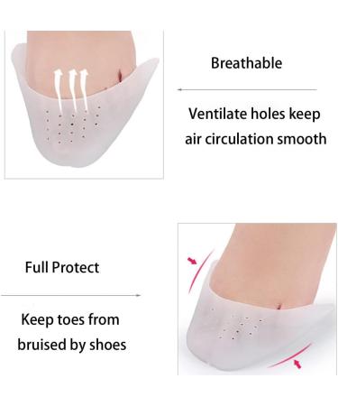 Silicone Toe Protectors | Gel Toe Caps for Pain Relief - Reusable Toe Pads for Women & Men - Buy Online on GoSupps.com