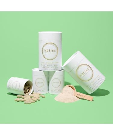 HOLISS Daily Gut Health Capsules 8-in-1 All Natural Supplement, Lemon Balm, Bloat & Gas Relief, GI Lining Repair, Leaky Gut & Digestive Support 60 Capsules - Buy Online on GoSupps.com