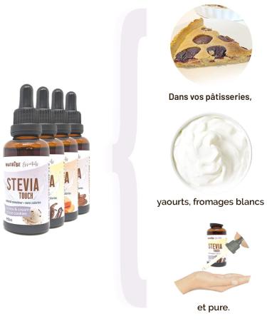 Stevia Touch 50ml - Natural Sugar-Free Sweetener | Maple Flavor Keto Paleo & Vegan Friendly - Buy Online on GoSupps.com