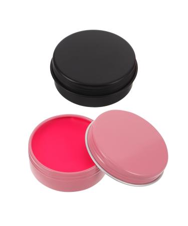 IDEANATEGRATE 2 Boxes Eyebrow Positioning Paste Water Soluble Paste White Pink Eyebrow Contour Cream for Professional Makeup Artist