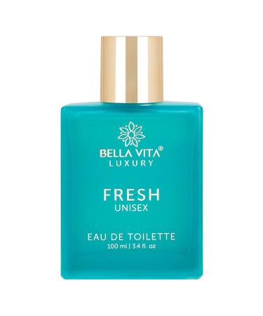 Bella-Vitaa Luxury FRESH Unisex Eau De Toilette Perfume with Bergamot Lavender Ylang Ylang|Premium Long Lasting Fresh Fragrance for Men & Women 100ML
