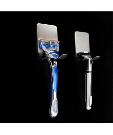 Buy BaoKuan Stainless Steel Razor Rack - Self-Adhesive Double Hooks Waterproof Holder for Bathroom Kitchen Closet & Office - International Shipping Available. - Buy Online on GoSupps.com