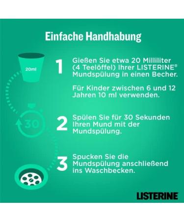 Buy Listerine Clean & Fresh Antibacterial Mouthwash (500ml) - Alcohol-Free Formula with Essential Oils - Perfect Daily Dental Care for Braces - Pack of 3 - Buy Online on GoSupps.com