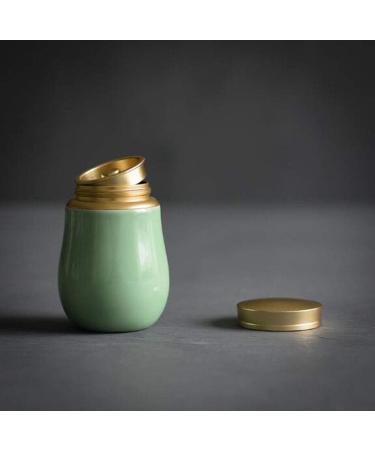 Portable Sealed Pill Box | Mini Ceramic Medicine Bottle | Ideal for Medicinal Powder Storage - Buy Online on GoSupps.com
