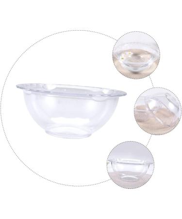 FRCOLOR 1pc Lace Washbasin Laundry Hand Wash Bucket Vanity Wash Basin Dorm Cleaning Basin Home Wash Basin Lace Wash Basin Face Washing Basin Small Sturdy Washbasin Foot Bucket Pp Simple 23x23cm Transparent - Buy Online on GoSupps.com