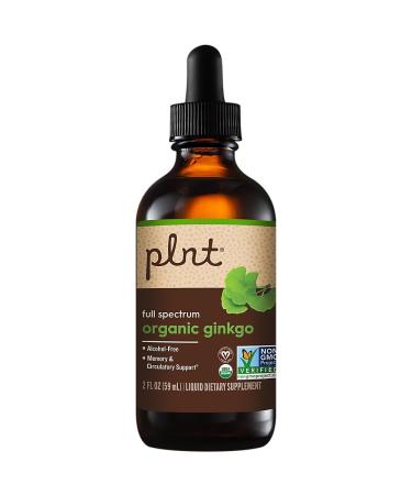 Organic Liquid Ginkgo Alcohol-Free Memory & Circulatory Support (2 fl. oz.)