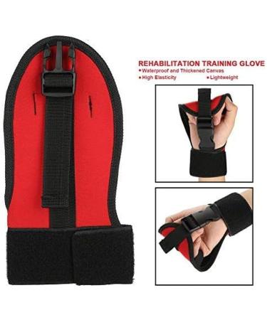Stroke Recovery Gloves | Black Finger Glove for Hemiplegia Rehabilitation | Traction Hand Brace & Splint Support - Buy Online on GoSupps.com