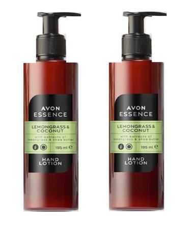 Avon Pack of 2 Hand Lotions Essence Citronella and Coconut 2 x 195 ml