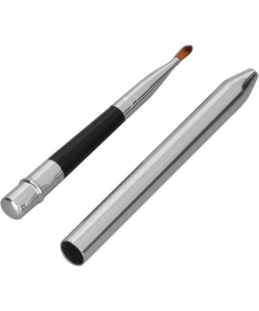 Lip Gloss Brush Compact Small Lip Brush Retractable Retractable Sealing Style Aluminium Material for Home for Beauty Salon - Buy Online on GoSupps.com