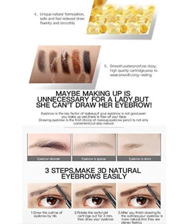 Magical Halo Waterproof Precision Eyebrow Pencil Dual Ended (Light Brown #4) - Buy Online on GoSupps.com