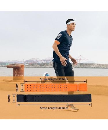 Fitspur Replacement Heart Rate Bracelet - Adjustable OTF & Orange Theory Fitness Compatible - Soft Comfortable Design (Orange) - Buy Online on GoSupps.com
