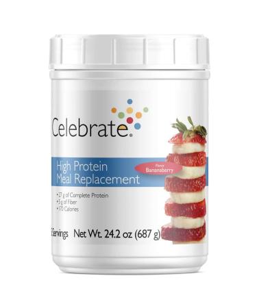 Celebrate High Protein Meal Replacement - Bananaberry - 15 Servings