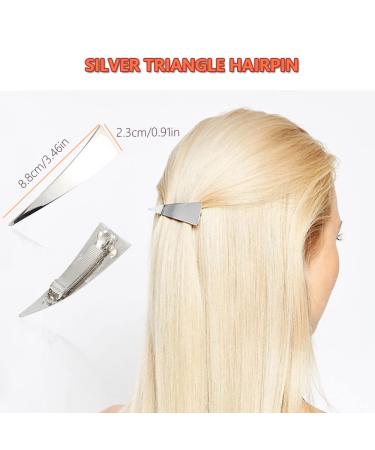 6-Piece Women Metal Hair Barrettes Set - French Elegant Clips for Girls - Minimalist Hollow Hair Pins - Retro Spring Hair Accessories in Gold, Silver & Rose Gold - Buy Online on GoSupps.com
