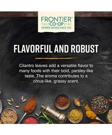 Frontier Co-op Organic Cilantro Leaf - 1lb | Cut & Sifted | Pure & Fresh - Buy Online on GoSupps.com
