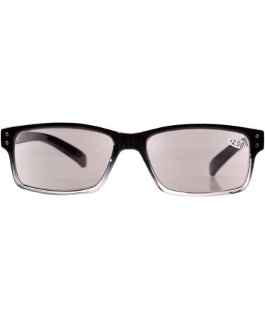 Eyekepper 5-Pack Vintage Men's Reading Glasses with Grey Lenses - Stylish Spring Hinge Design for Ultimate Comfort - Buy Online on GoSupps.com