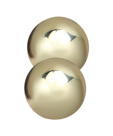 Fondotin 1 pair of hand balls Hand massage balls Small hand rolling balls trigger point lacrosse-ball ringing baoding balls older baoding balls gymnasium balls massage balls brass small ball sport